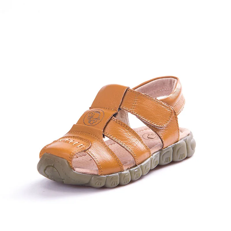 

AFDSWG girls summer shoes 100% leather child sandals black girls footwear white princess sandals kids beach sandals