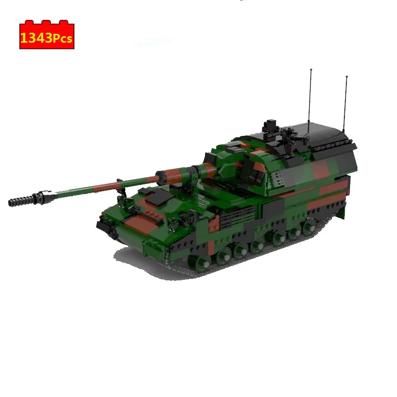 Военная серия 1:30 PZH2000 грузовик истребитель бронированный автомобиль Танк