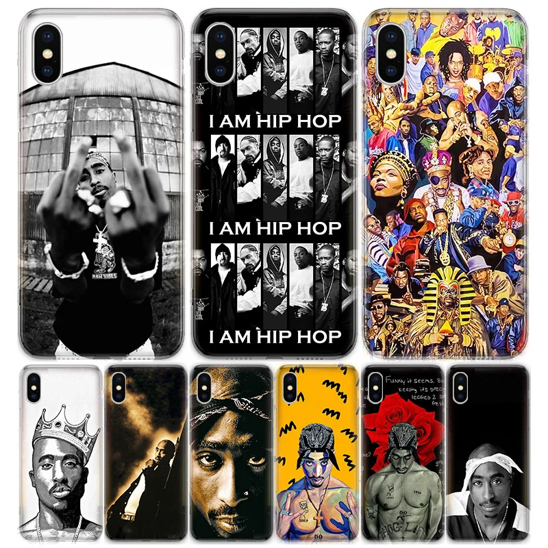 2Pac Tupac Amaru Shakur чехол для телефона Apple iPhone 7 8 Plus 11 12 Mini Pro 10 X XS XR 6 6S 5 5S SE Max мягкий