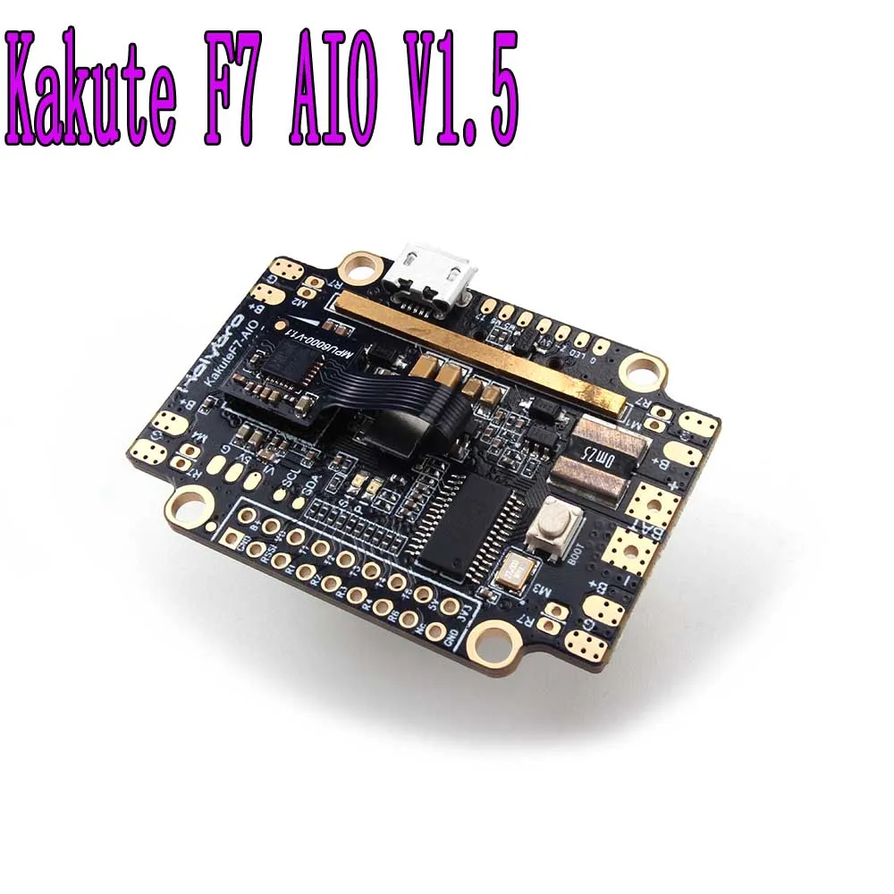 Holybro Kakute F7 AIO V1.5 STM32F745 Контроллер полета с OSD PDB Датчик тока барометр для