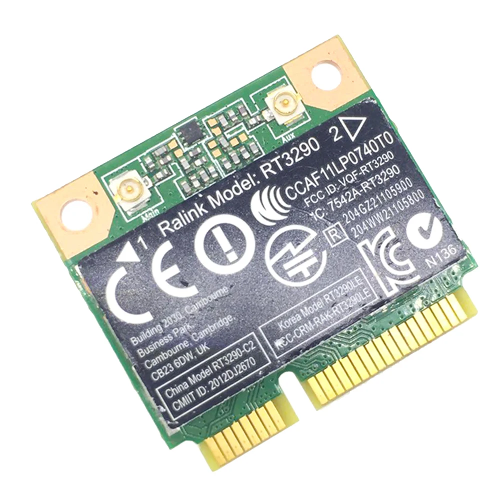 RT3290 беспроводная карта внутренний ноутбук 802.11b/g/n высокоскоростной портативный Bluetooth 3,0 с низкой задержкой сети мини PCIE интерфейс wifi
