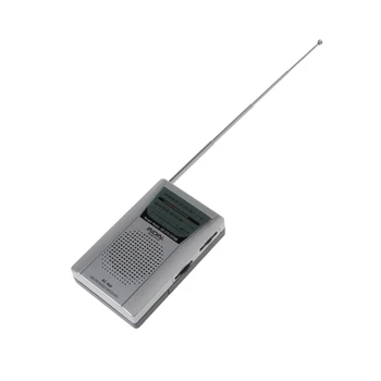 

BC-R60 Portable Mini Radio 2-Band AM FM World Receiver DC 3V Telescopic Antenna 746D