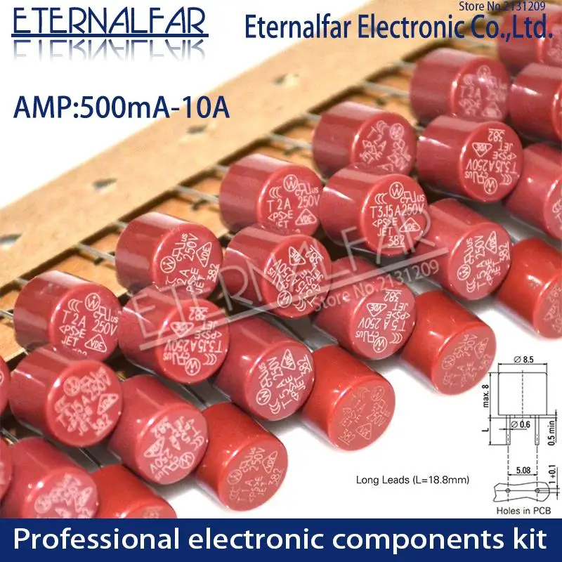 Электрический предохранитель T500mA T1A 2A 2.5A T3.15A 4A 5A 6.3A 8A 10A 250V 382 | Обустройство дома