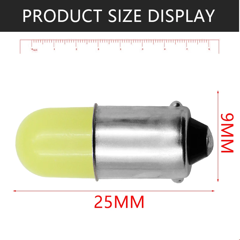 1 шт. BA9S T4W 363 1895 233 сверх-яркий круглый 3D COB светодиодный чистый белый автомобильный номерной знак света лампы Авто маркер лампы света DC 12V
