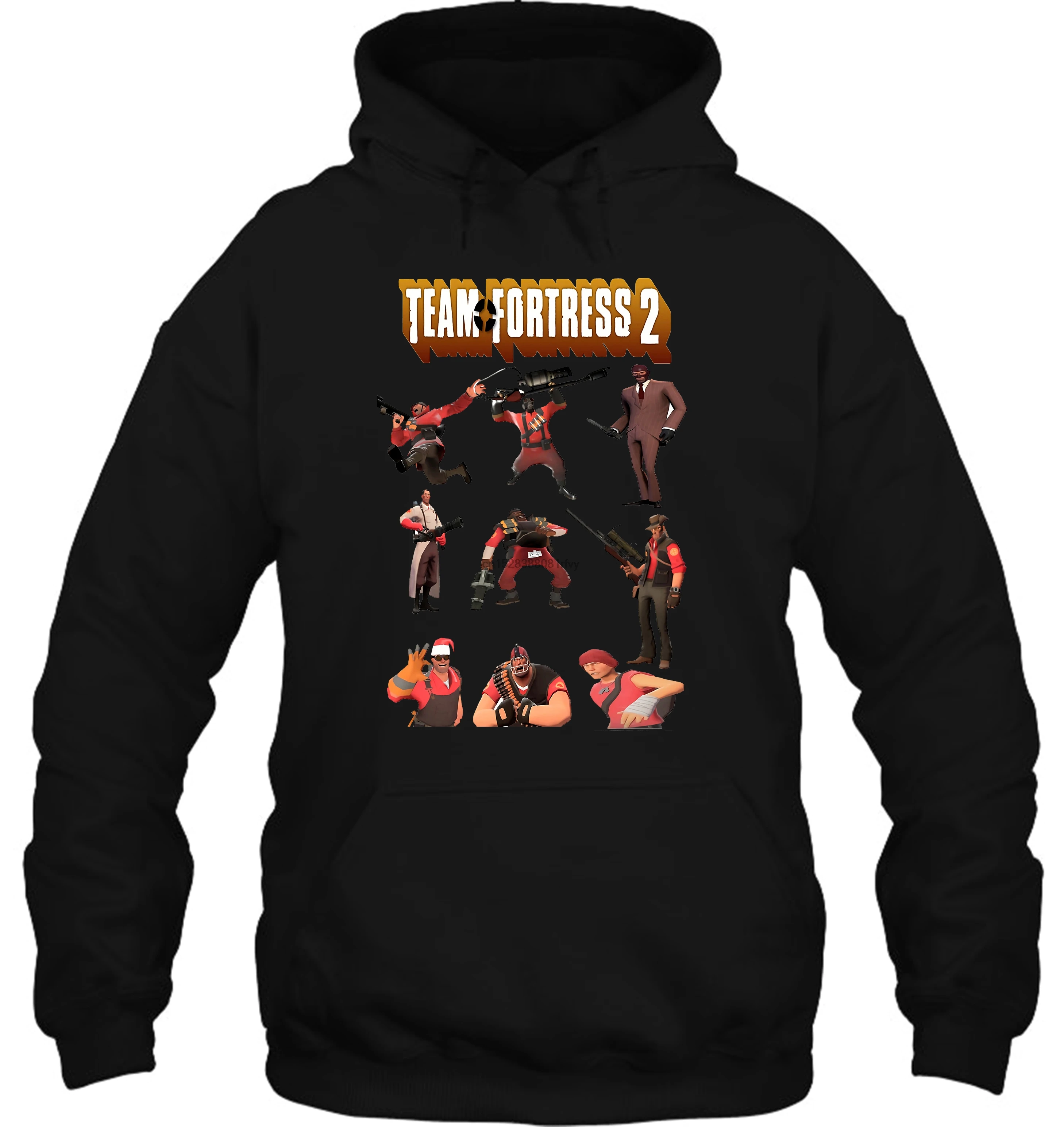 Мужская толстовка с капюшоном Team Fortress 2 Team Fortress 2 все персонажи класса с логотипом TF2 Милая Мужская Базовая женская уличная одежда с принтом