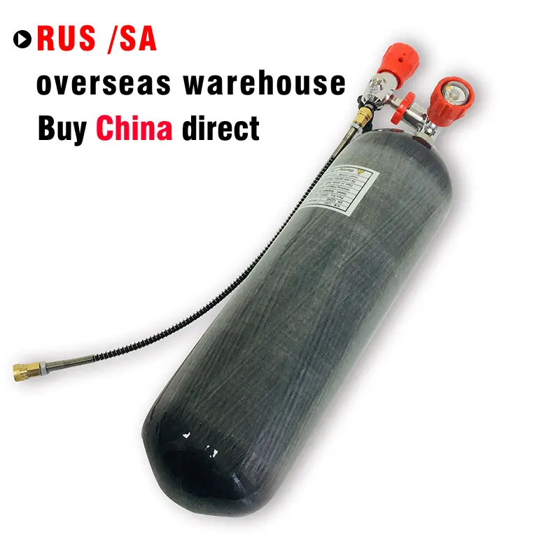 PROD 1005001431704523 Acecare 6.8L Carbon Fiber Air Tank 4500psi HPA
Paintball Airsoft Tank High Pressure Cylinder With Air Valve & Fillling
Station