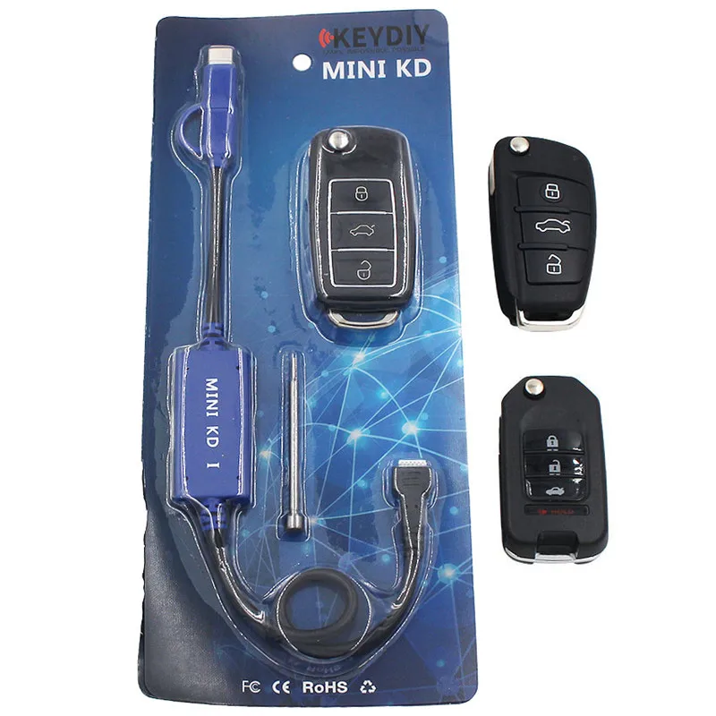 Original KEYDIY Mini KD Remote Key Generator Remotes Support Android Mini KD Auto Key Programming KD Remote B11 B10 B07 B02 B12 - Цвет: Розовый