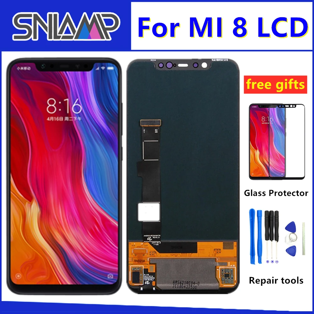 

For xiaomi Mi 8 LCD Display Touch Screen Digitizer Assembly with frame FOR Xiaomi Mi 8 SE lcd screen Mi8 SE Explorer LCD Display