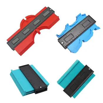 

5inch 6inch 10 Inch Contour Profile Gauge Tiling Laminate Tiles Edge Shaping Wood Measure Ruler ABS Contour Gauge Duplicator