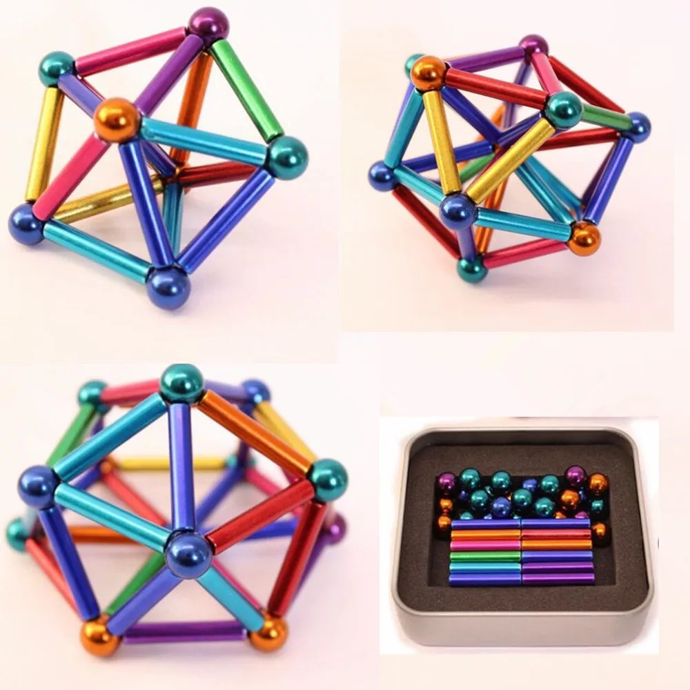 magnetic sticks and balls construction