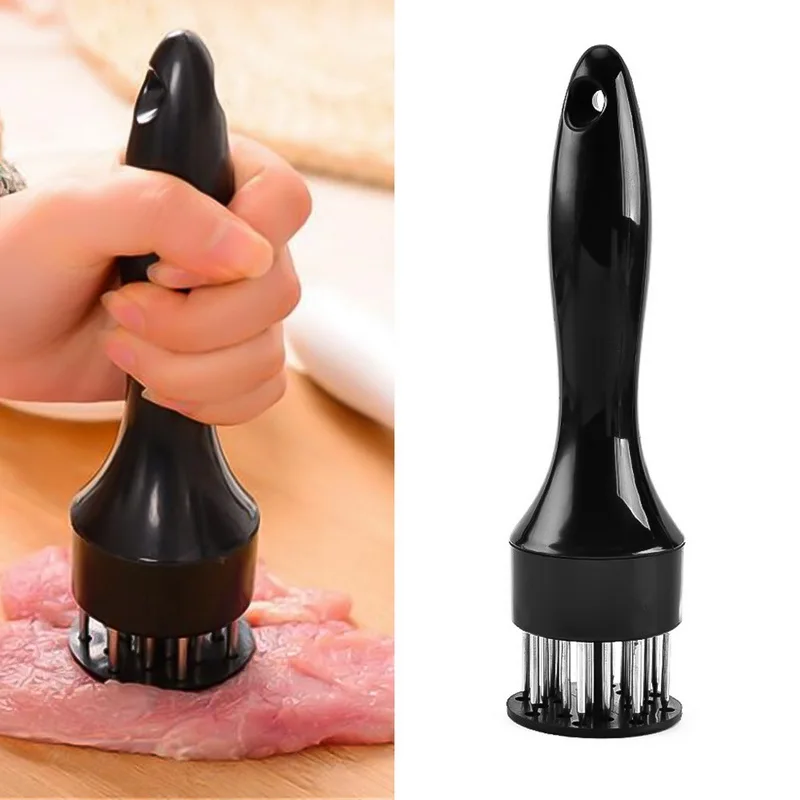 

1PCs Stainless Steel Loose Meat Kitchen Tool For Steak Pork Beef Fish Tenderness Cookware Meat Tenderizer Ultra Sharp Needle