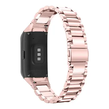 

High Quality Metal Replacement Watch Band Stainless Steel Watch Strap for Samsung Galaxy Fit SM-R370 Smart Bracelet