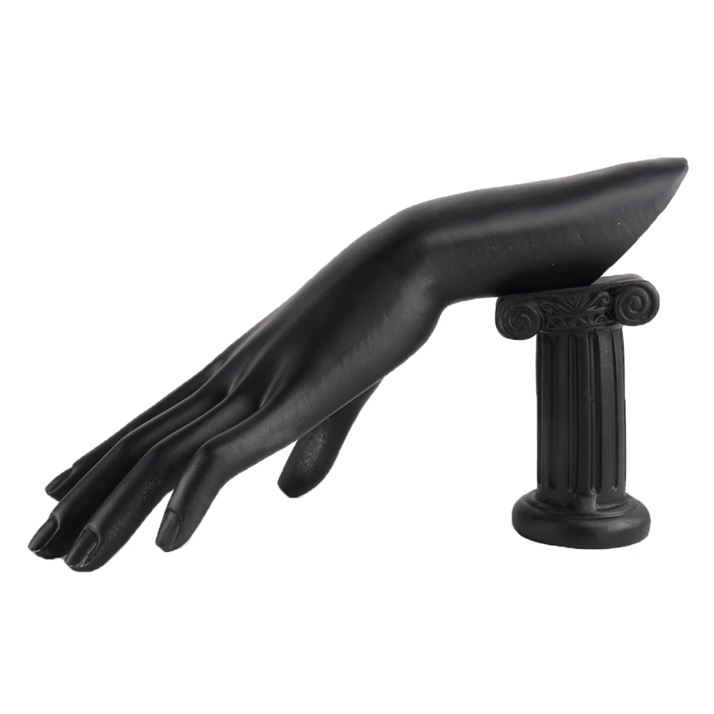 Mannequin Hand Form for Jewelry Bracelet Ring Watch Display Black Silver color cool bracelet display hand stand Mannequin Hand Form for Jewelry Bracelet Ring Watch Display Black Silver color cool bracelet display hand stand