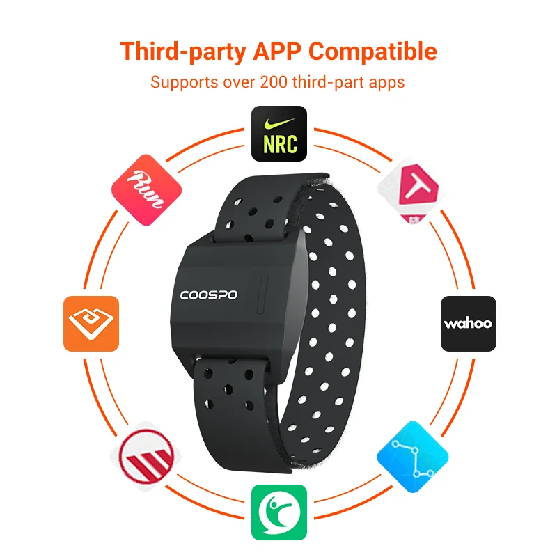 Датчик сердечного ритма CooSpo HW706 для велокомпьютера Garmin Wahoo Bluetooth 4 0 ANT + | Спорт и