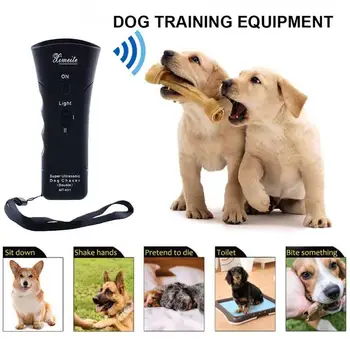 

Repeller Ultrasonic Dog Dog Flashlight Dog Training Device Portable Chaser Trainers LED Effectively Attack Useful Housing