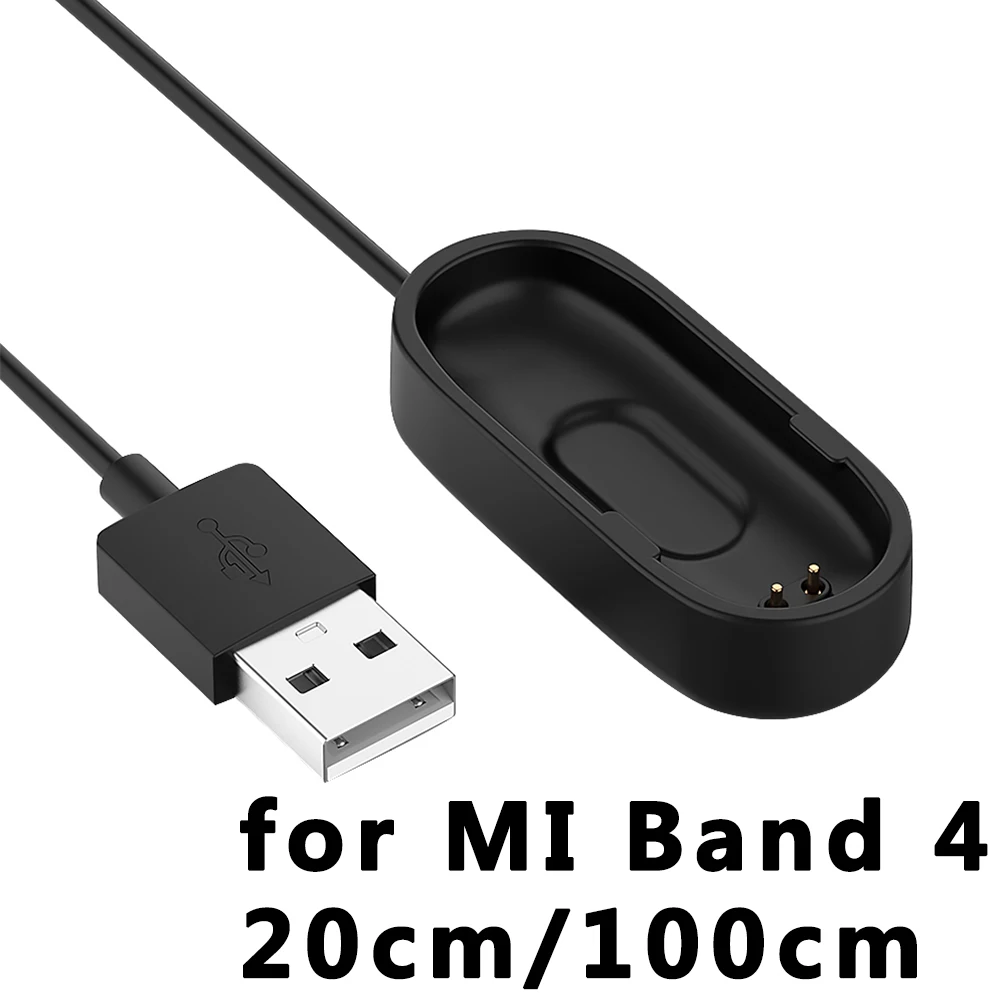 Для Xiaomi mi Band 4 NFC usb кабель для зарядки 100 см разборный кабель зарядное устройство mi Band 3 адаптер замена зарядное устройство браслет