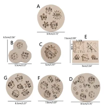 

2020 New Mini Flower Silicone Cake Fondant Resin Molds Daisy Flower Roses Flower Molds