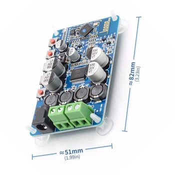 

TDA7492P Bluetooth 4.2 CSR8635 Bluetooth Receiver Amplifier Audio Board 2x25W for 4/6/8/16 Ohm Speakers Module Parts Component