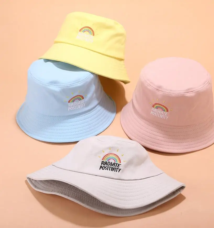 Новинка, радужная Панама, хлопок, унисекс, Bob, шапки, хип-хоп, Gorras, для мужчин и женщин, Панама, летняя, цветная, солнцезащитная, Панама