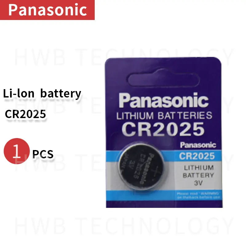 

PANASONIC 1pcs cr2025 ECR2025 BR2025 DL2025 KCR2025 LM2025 3v button cell coin lithium batteries for watch car toy