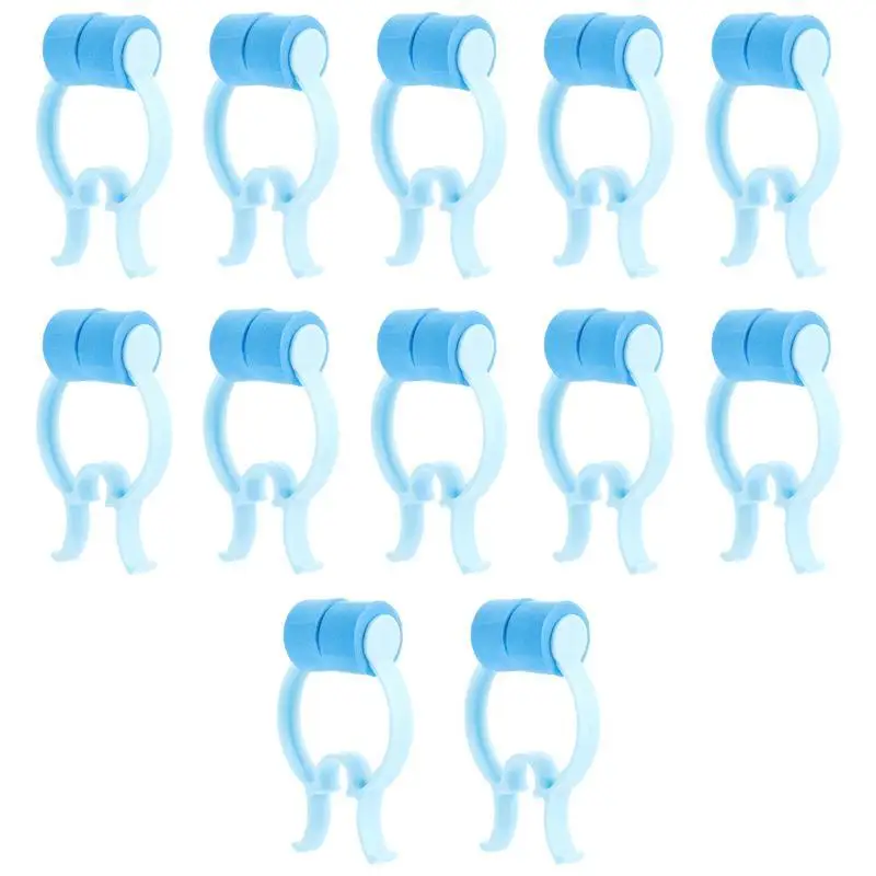 12pcs 1 Set Nasal Clips Nose Shapers Portable Stop Nosebleeds Clips Nosebleed Stoppers Nasal Clamps nose clip nose shaper