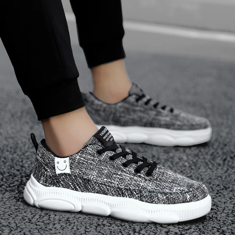 

2019 New Style Flax Canvas Shoes Summer Shoes Men Shoes Korean-style Trend Aerating Plate Shoes Network Red Versatile Casual Tre