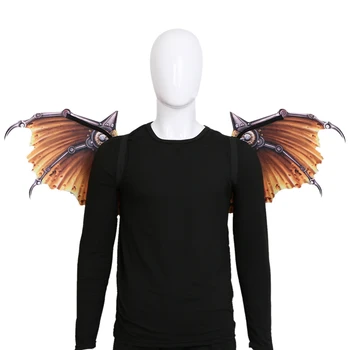 

Punk Dragon Wings Halloween Carnival Foldable Non-woven Fabric Printed Elastic Shoulder Strap Easy to Wear Suitable for Adults