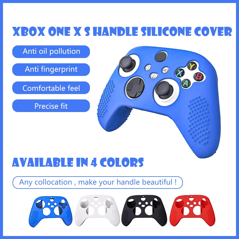 

Anti-slip Protective Skin for XBox Series X S Silicone Gel Case for Xbox Series X S Game Accessories