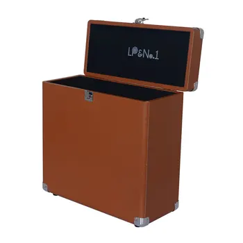 

Locked Vinyl Record Storage Suitcase Box Holder for Records Albums