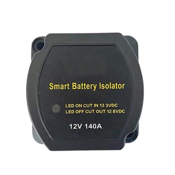 

12V140A Voltage Relay ligent Battery Isolator Suitable for Camping Car, RV, Yacht CARAVANS, BOATS