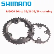 Shimano DEORE M6000 цепь 96bcd 38-28t 36-26t для DEORE SLX M7000 XT M8000 шатун 22 скорости велосипед аксессуары