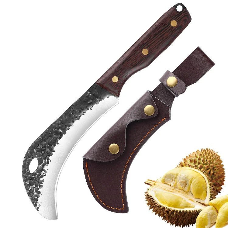 Forged Durian Peeling Knife Portable Hammer Small Machete Sickle Personalized Outdoor Camping Sugar Cane | Инструменты