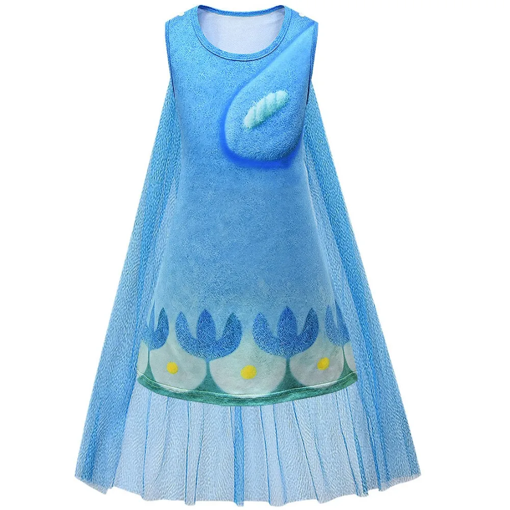 2020, New, Trolls2, Anime, Cosplay, Poppy, Costume, And, Wig, Trolls, World, Tour, Girl, Kids, Fancy, Dress, Cloak, Sets,Party, Halloween, Costume