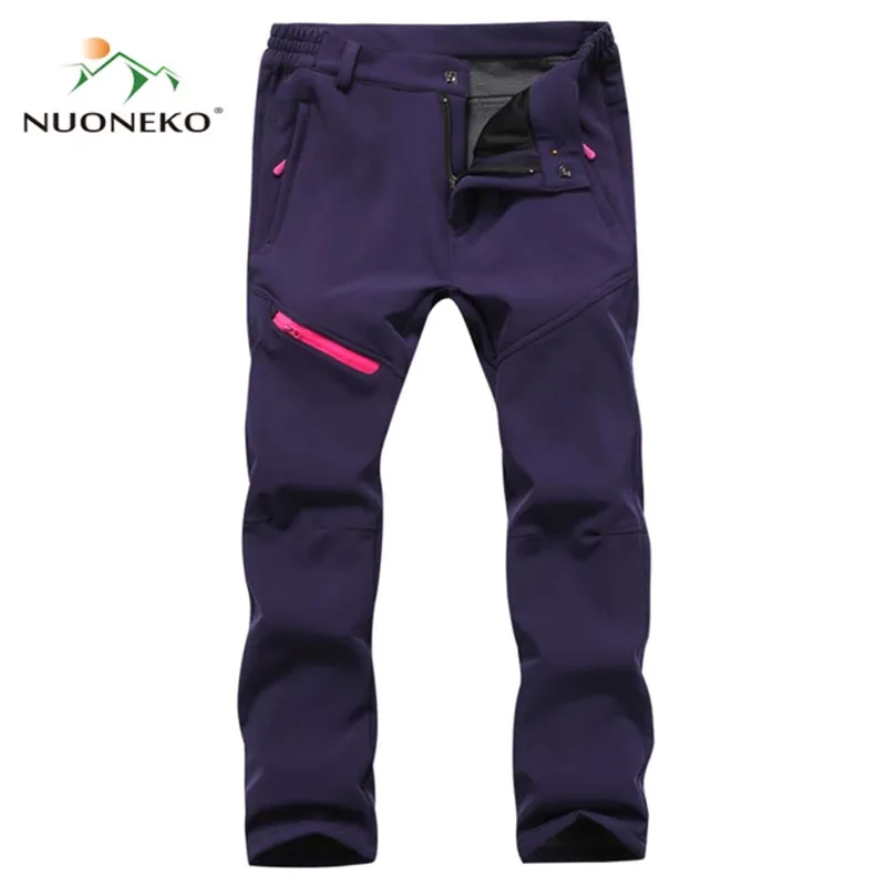 Thermal Hiking Pants for Men Women Breathable Trousers Waterproof Climbing Tourism Camping Softshell Outdoor Winter PN hiking pants