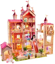Maison de poupée jouet éducatif pour enfants, exercice pratique, cadeau de noël 1