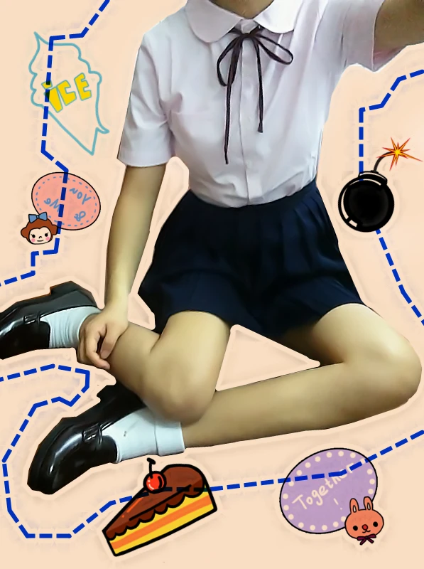 Seragam Sekolah Jepang Blus Perempuan 