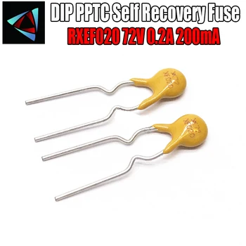 

50PCS DIP PPTC self recovery fuse PPTC RXEF020 72V 0.2A 200mA