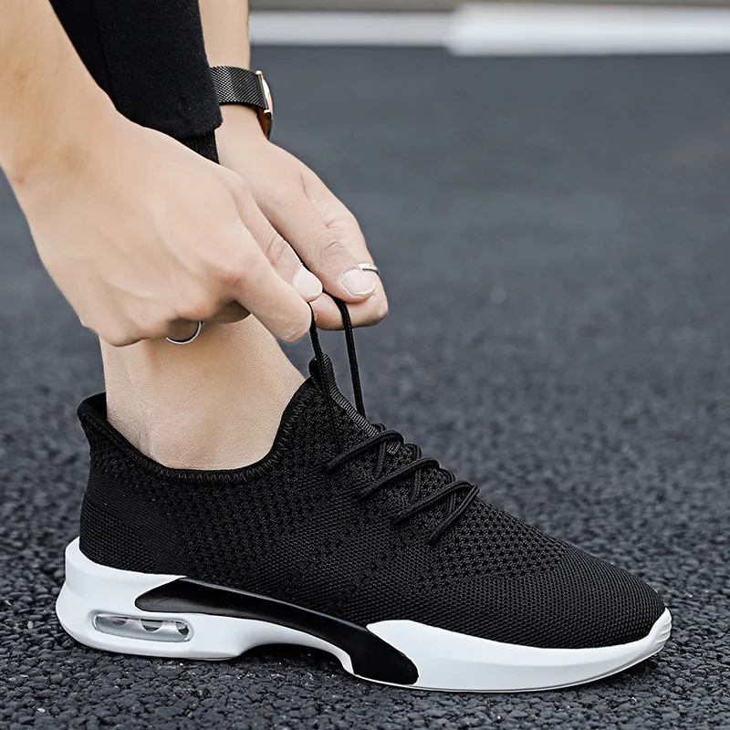 

2019 New Style Fashion Fly Netting Surface MEN'S Shoes Autumn Korean-style Sports Footwear Breathable Plant