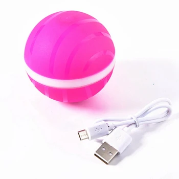 

Silicone LED Rolling Ball dog toys Flashing Glowing Pet Toy Light Up Interactive Ball For Dog
