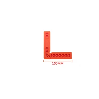 

8pcs 4inch L Shape Right Angle Clamps Corner Clamping Rulers Aux Locator For Carpenter Measuring Tools