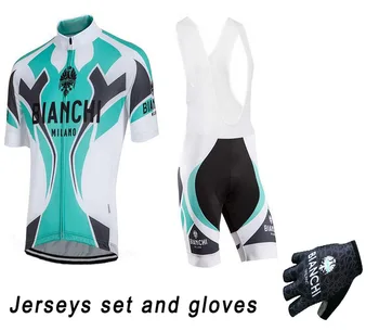 

Summer New Ropa Ciclismo Cycling Jersey Bib Short And Gloves Set 9D Gel Pad Bike Clothing Bicycle Clothes MTB Sports Wear