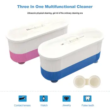 

Portable Glasses Cleaning Machine Small Household Contact Lens Jewelry Multi-function Ultrasonic Cleaner Intelligent Control