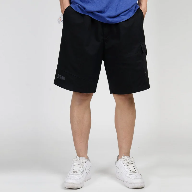 Summer Casual Shorts for Men Sweat Loose Pocket High Quality Straight Cargo Shorts Men Cotton Military Work Gym Shorts XL-6XL