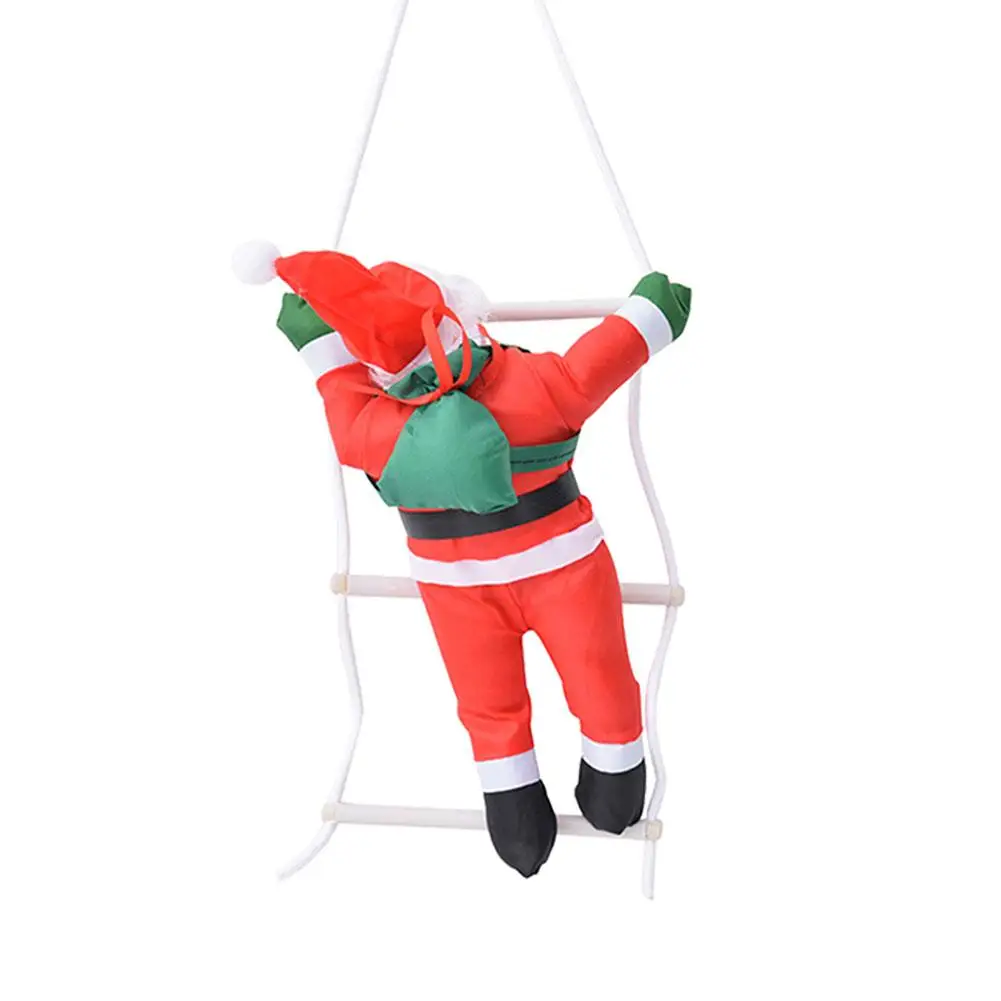 Рождественская подвеска Санта Клаус подвесная кукла лестничная веревка для альпинизма новогодняя елка украшение Рождественская елка подвесное украшение