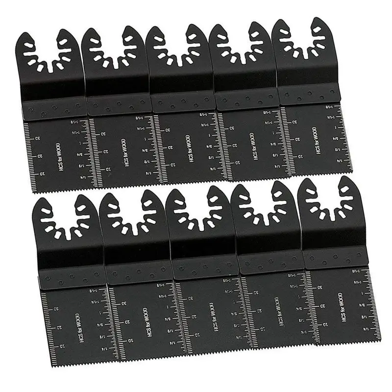 

10PCS Wood Cutting Saw Blade Oscillating Kit Multi Tool for Dremel Fein Multimaster Makita Bosch Mix Multitool Blades Set (10pcs