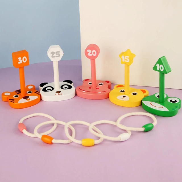 Children Ring Toss Game Outdoor Indoor Games Toys  Set Throwing Rings  Children - Toy Sports - Aliexpress