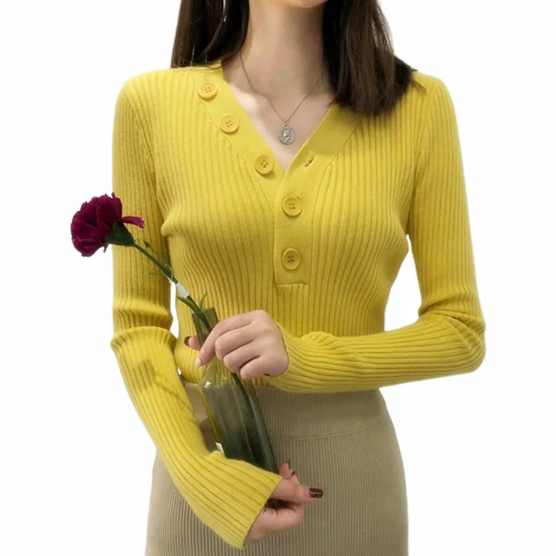 2020 Fashion Button Turtleneck Sweater Spring Solid Knitted Pullover Women Slim Soft Jumper Sweater Pink Kawaii Sweaters Girl 2020 Fashion Button Turtleneck Sweater Spring Solid Knitted Pullover Women Slim Soft Jumper Sweater Pink Kawaii Sweaters Girl