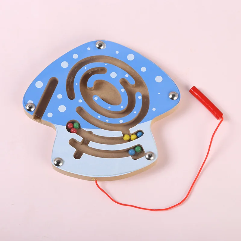 Creative Maze Roll-on Children'S Educational Toy Kindergarten Teaching Aids Ring Ball Bearing Game  - 4000211308509