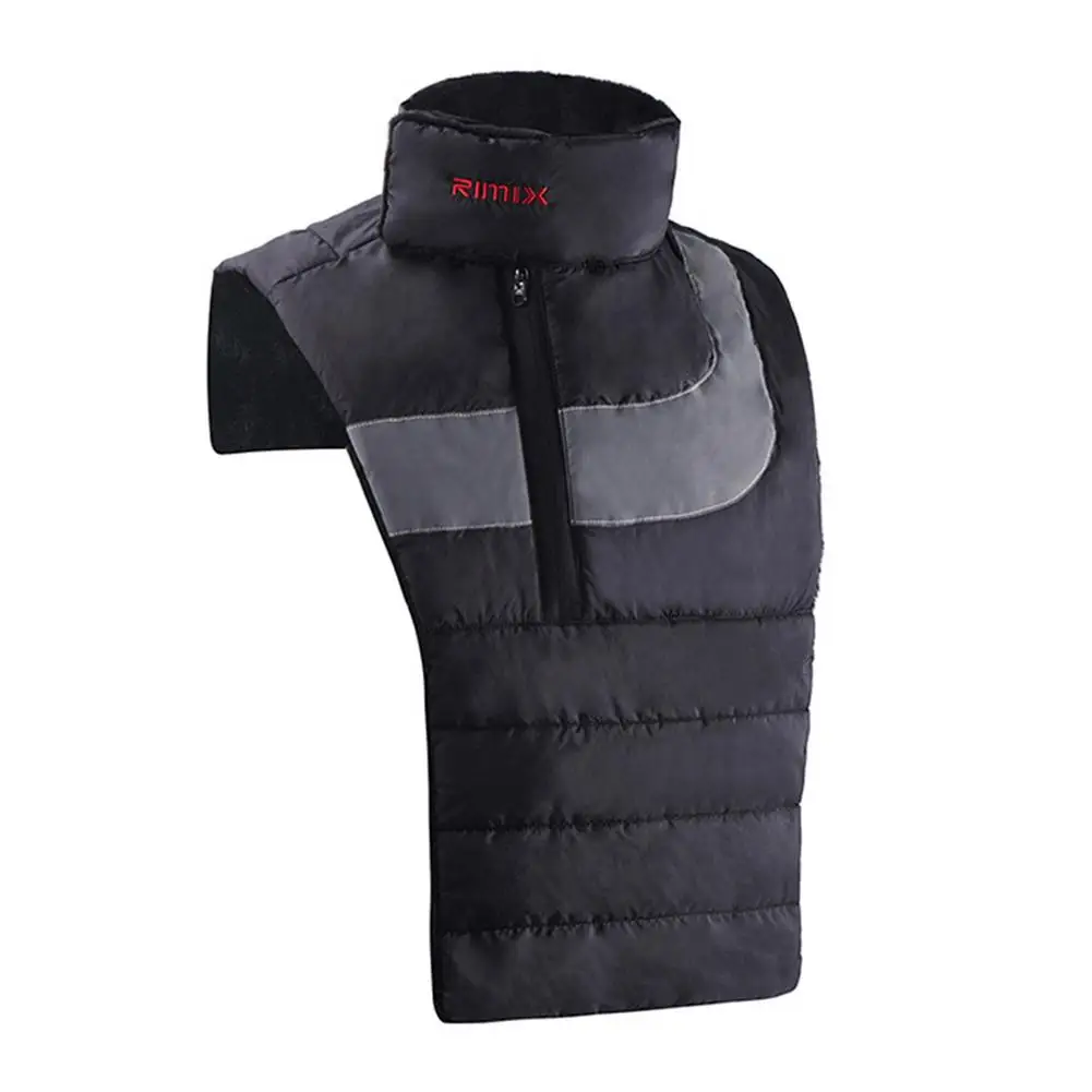 Motorcycle Reflective Bib Vest Outdoor Sports Warmth Windproof Collar Lengthened Neck Warmer Neck Guard Chest Guard