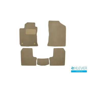 

Floor mats Klever premium BYD F-3 2005-2013 Gray. 5 PCs (fabric